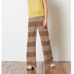 No. 6 Silk Wide Leg Trousers